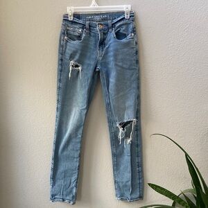 American Eagle Outfitters “90’s Low Rise Straight” 0